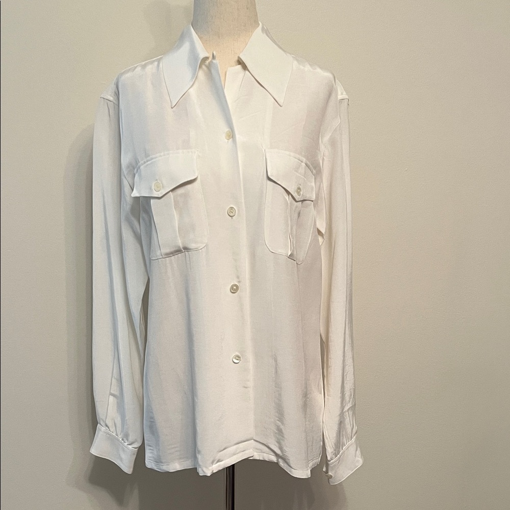 Alexa Chung for Madewell - Classic White Button-Up Women's Top. Size XS NWOT